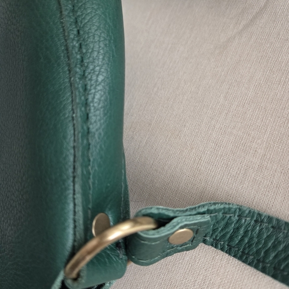 Portland Leather Goods Koala Sling Bag Green Bacalar Excellent Condition - Picture 4 of 8